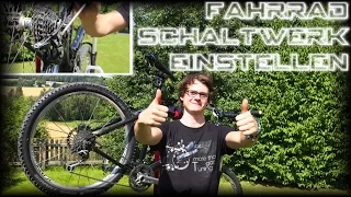 Fahrrad Schaltwerk einstellen - Shimano Deore XT