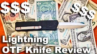 Taiwan Lightning OTF Automatic Switchblade Pocket Knife Review.  Also combat training.