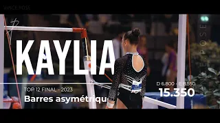 UNBELIEVABLE ROUTINE 😵 - Gymnastics - Kaylia Nemour - 15.350 (6.8 D score)