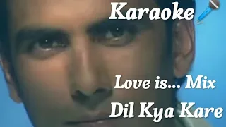 Dil Kya Kare (The Love Is Mix)  Karaoke Song With Lyrics | Shaan & Caliche