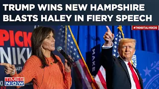 US Presidential Polls: Trump Wins New Hampshire| Defeats Last Rival Nikki Haley|Fiery Victory Speech