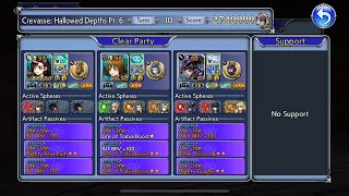 [DFFOO GL] Crevasse: Hallowed Depths Pt. 6 ( Tifa, Selphie, Kain )