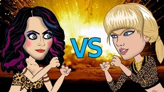 Taylor Swift vs. Katy Perry Fight (HHB) Celebrity Deathmatch