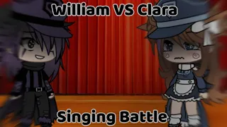 William VS Clara // Gacha life // FNAF // Afton family singing battle