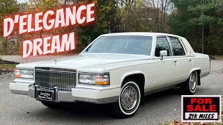 STUNNING! 21K Mile 1991 Cadillac Brougham d'Elegance FOR SALE 1 Owner SURVIVOR Specialty Motor Cars