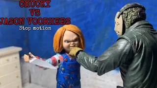 Chucky vs Jason Voorhees stop motion.    (Friday the 13th)