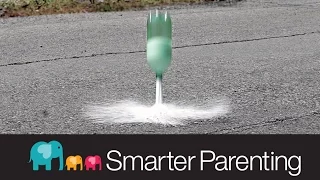 Homemade Water Rocket! Teach your children to follow directions.