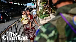 People flee to Thailand amid intense fighting in Myanmar