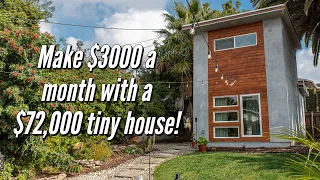 How I built a Tiny Home in Los Angeles for $72,000 and how it generates thousands EVERY month!