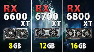 RX 6600 XT vs RX 6700 XT vs RX 6800 XT // Test in 8 Games | 1080p, 1440p