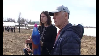 В селе Полковниково запускат ракету. Прямое включение