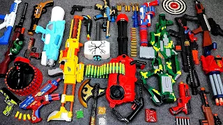 Collecting 7 Sniper Rifles and AK47 Guns Spider-Man Gun Super Machine Gun Assault Rifle Water Gun