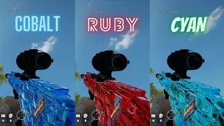 Rainbow Six Siege | Cobalt, Ruby and Cyan Weapon Skins 2021