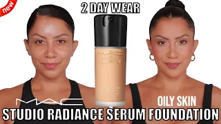 2 DAY WEAR *new* MAC STUDIO RADIANCE SERUM FOUNDATION + *oily skin* | MagdalineJanet