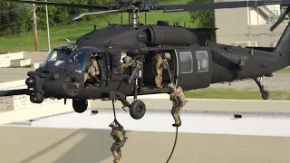 160th SOAR MH-60 Black Hawk Fast Rope