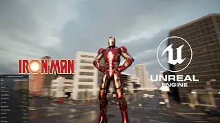 CRAZY Graphics DEMO - UE5 City and IRON MAN - Asus M16