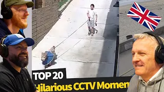 20 Hilarious Moments Caught on Security Cameras REACTION!! | OFFICE BLOKES REACT!!