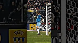 Buffon saves Roberto Carlos free kick with one hand 💀 #shorts