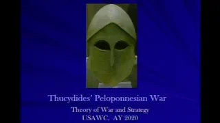 NTL - Thucydides Peloponnesian War - Dr. Craig Nation