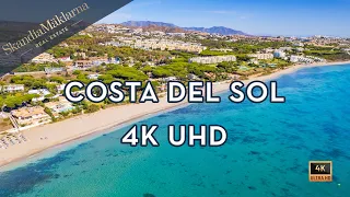 FLYING OVER BENALMADENA | FUENGIROLA | MIJAS (4K UHD) – Beautiful Scenery of Costa del Sol