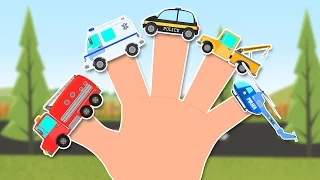 Emergency Vehicles Finger Family | 40 mins non stop compilation for kids