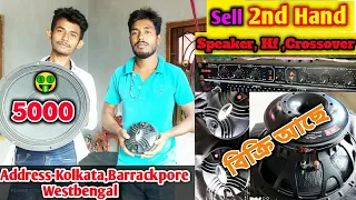 2nd hand dj Speaker Hf and Crossover sell //mpro sx700y // crossover // speaker sell