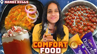 I Only Ate Winter/Comfort Food For 25 Hours Food Challenge❤️| Living In A Tree House In The Hills 🥰