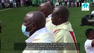 Dolisie: Messe d'ordination épiscopale de Mgr Toussaint Ngoma Foumanet le 31 juillet 2022