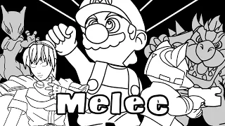 What if Melee's Opening included the entire Roster? (Hand-Drawn)