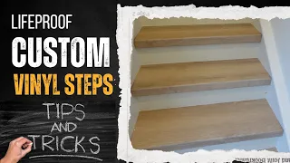 LIFEPROOF VINYL FLOORING ON STAIRS, HOW TO INSTALL VINYL STAIRS WITHOUT STAIRNOSE CUSTOM VINYL STEPS