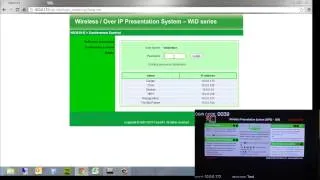 How to use collaboration mode on the Wiga wireless presentation device