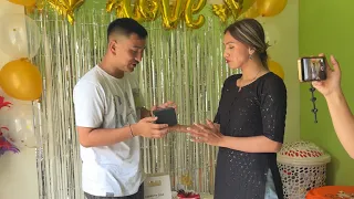 MY GIRLFRIEND SURPRISED ME ON MY BIRTHDAY 🥺 MY REACTION 😅