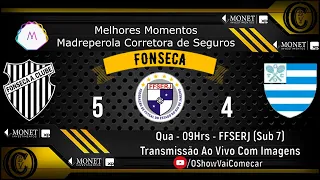 Melhores Momentos Madreperola Fonseca 5 x 4 Grajaú T.C. - Sub 7 - FFSERJ