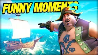 Sea of Thieves Funny Moments - We Hired a Skipper!