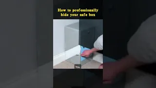How to professionally hide your safe box.#safebox  #safe  #money  #fyp