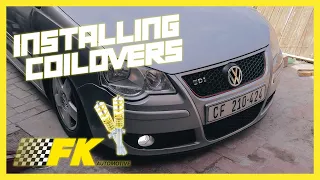 How to Install Coilovers on a 9n3 VW Polo TDI | The Germanese