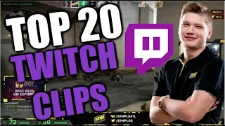 20 САМЫХ ЛУЧШИХ КЛИПОВ СИМПЛА ТВИЧЕ ЗА ВСЁ ВРЕМЯ // THE 20 MOST POPULAR TWITCH CLIPS