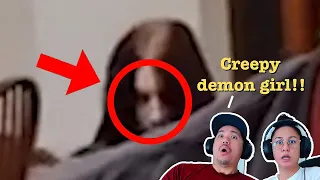 SHE HAUNTS THE OFFICE!! | SCARY GHOST VIDEOS TO CRY YOURSELF TO SLEEP [NUKE'S TOP 5] REACTION