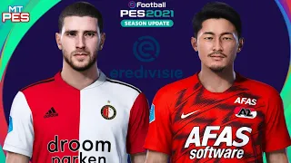 PES 2021 - FACES REAIS EREDIVISIE [LIGA HOLANDESA]