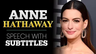 English Speech | ANNE HATHAWAY: Authentic Equality |By speeches with subtitles