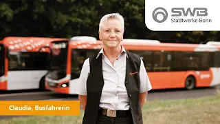 SWB Karriere: Claudia als Busfahrerin