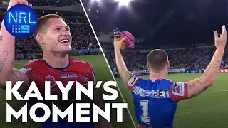 Ponga soaks up INSANE Knights crowd after unbelievable win | NRL on Nine