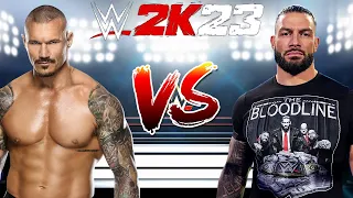 WWE 2K23 RANDY ORTON VS. ROMAN REINGNS FOR THE WWE CHAMPIONSHIP!