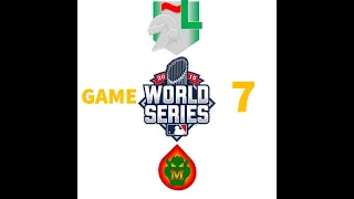 It all comes down to this... (10-5) Knights vs (8-7) Monsters Game 7 World series