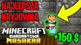 TA MIEJSCÓWKA wygrała mi W CHOWANEGO aż 3 RAZY! (Minecraft Kwadratowa Masakra)