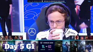 TL vs G2 | Day 5 Group A S10 LoL Worlds 2020 | Team Liquid vs G2 eSports - Groups full game