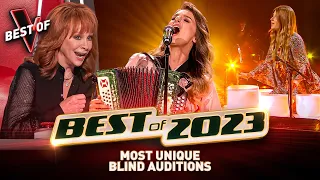 The Most UNIQUE Blind Auditions of The Voice 2023 | Best of 2023