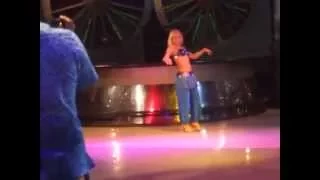 Танец живота с партером и шпагатом+табла Школа танцев "My Dance"