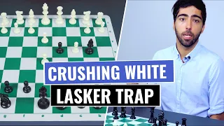 Lasker Trap | Chess Opening Trap for Black | Secret Chess Opening Tricks and Traps to Win Fast