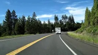 Moscow, Idaho to Coeur d'Alene via US 95 Dashcam Drivelapse